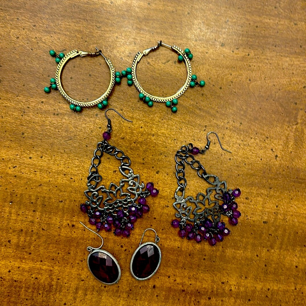 Earrings!!!💚💟